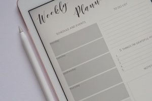 plan schedule routine