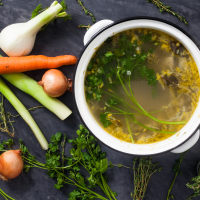 Simple Kitchen Surplus Veggie Stock